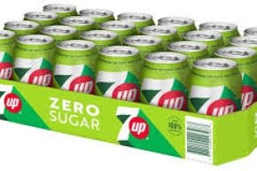 7-up zero sugar 24 blikjes à 330 ml