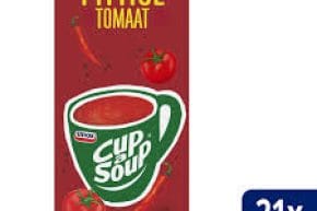 Cup a soup pittige tomaat 175 ml (21 stuks per doos)