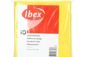 Gele huishouddoek pak à 10 stuks
