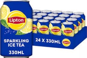 Lipton ice tea sparkling tray 24 blikjes à 330 ml